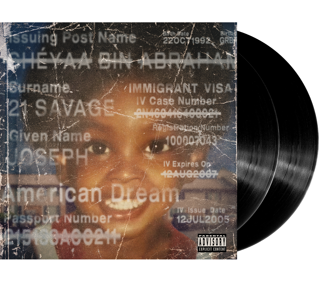 Image of Artwork for 21 Savage's american dream (2LP)